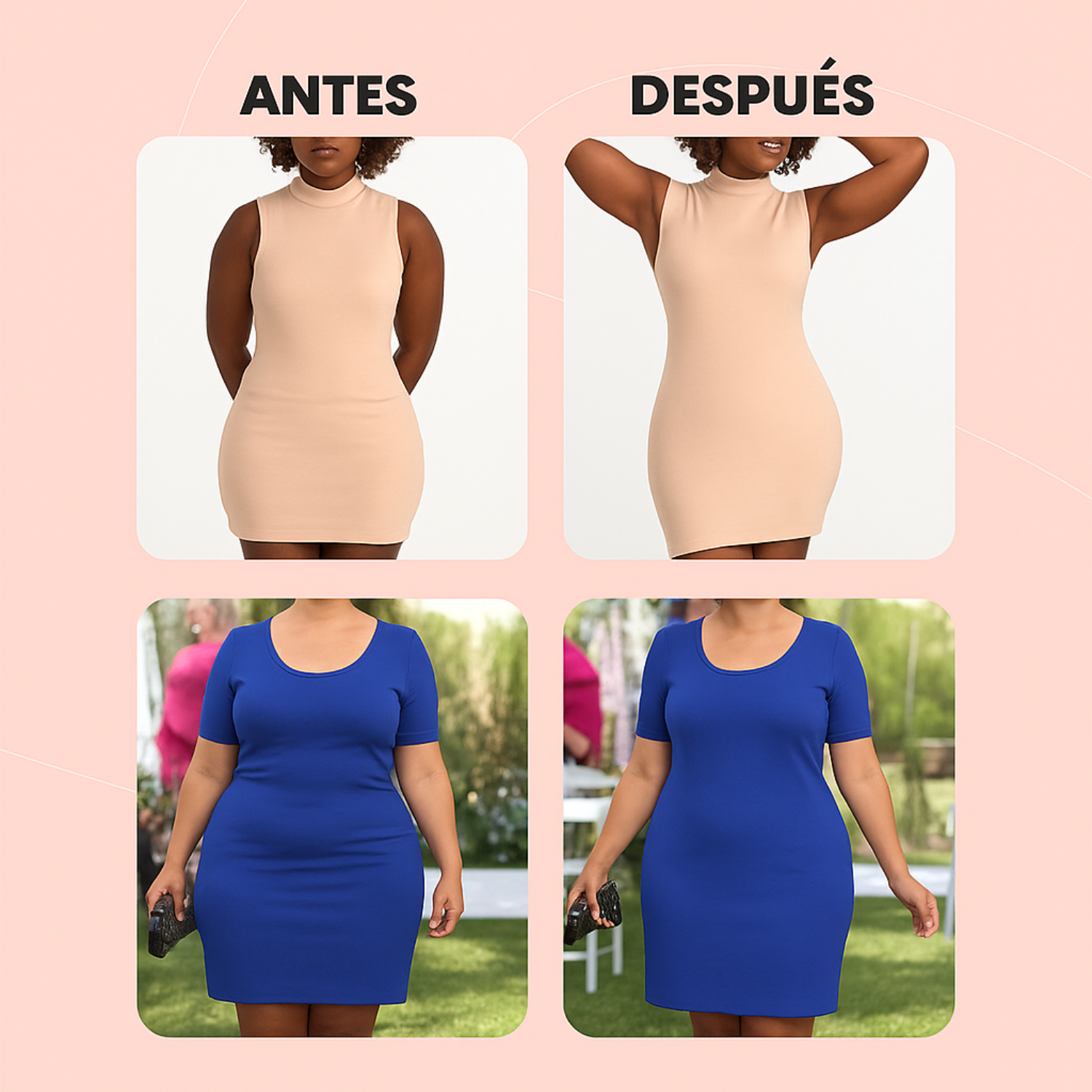 Cinta modeladora curta invisível Liftelle™